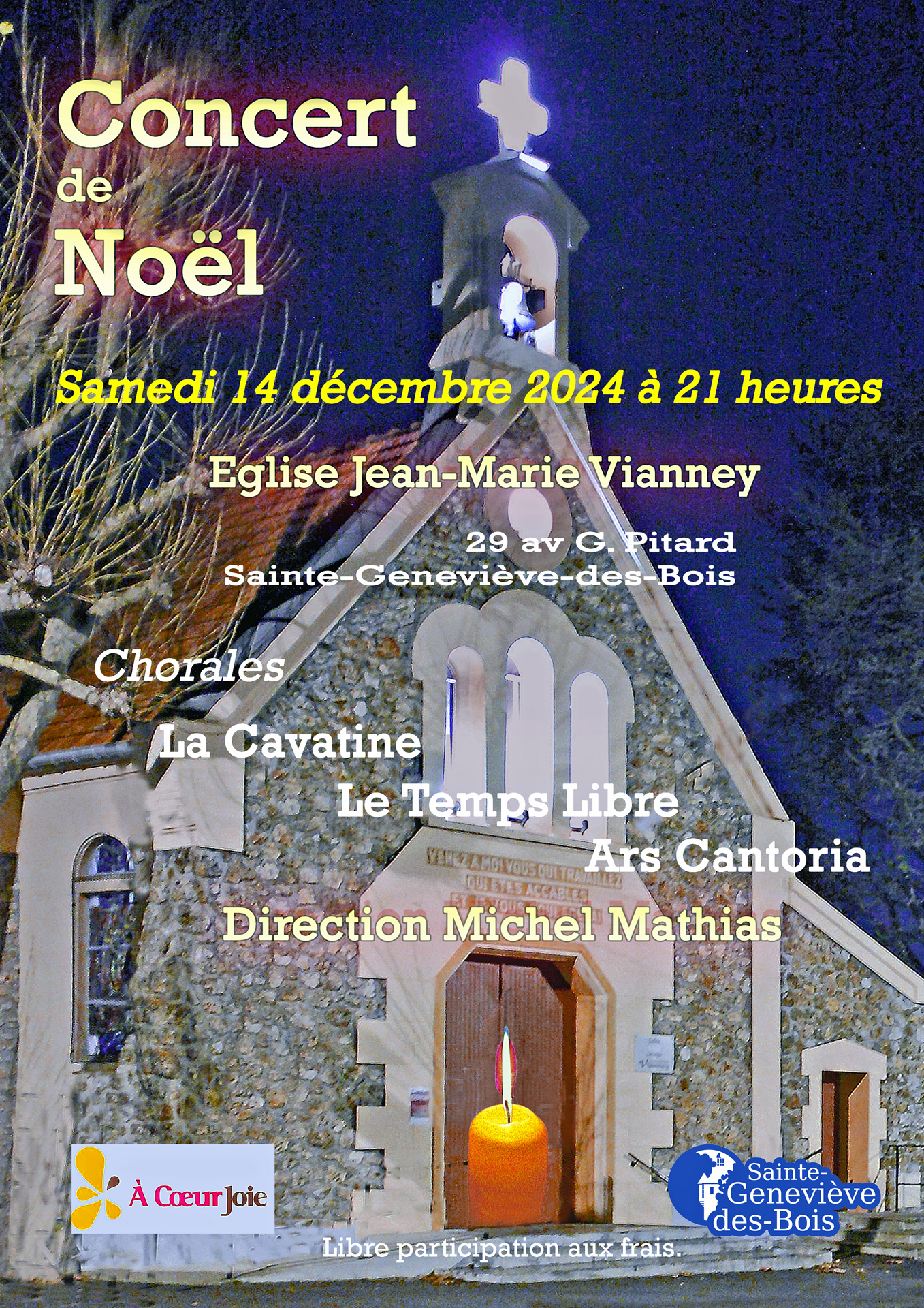 Affiche Concert Noël 2024 72 Dpi